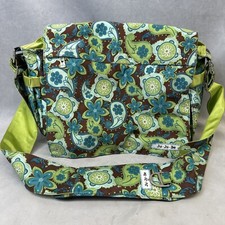 JuJube Diaper Bag Tote Flowers Paisley Shoulder Strap Pockets Ju Ju Be Purse