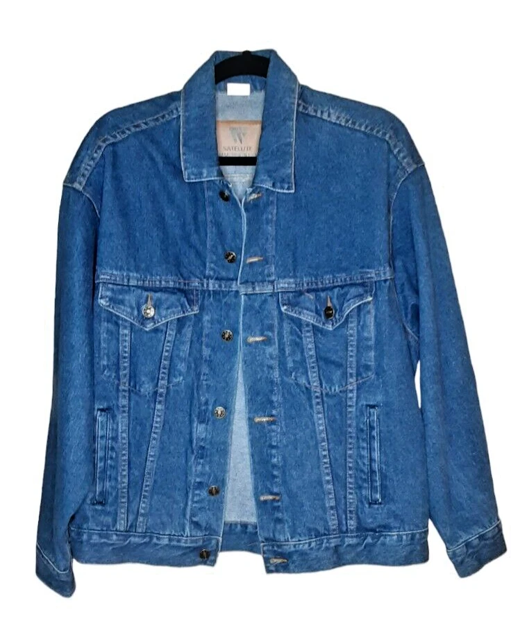 Chaqueta L vintage para hombre CMT música country televisión azul denim camionero años 80/90 Foto 3 de 4