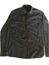 FRED PERRY camicia Uomo taglia S GRIGIO