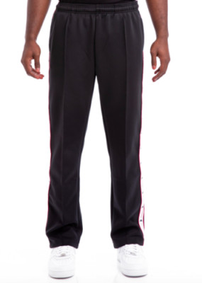 Kappa Men's 2XL Authentic JPN Bailor Pants Regular Fit  Black/Red/White NWT