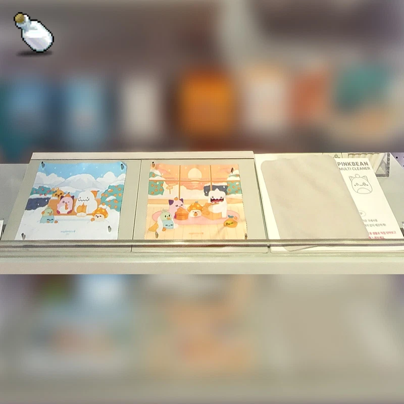 MapleStory Cafe in Jeju Microfiber Cleaning Cloth, Exclusive Rare