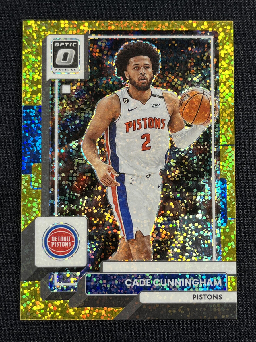 24/24 eBay 1/1 ! 2022-23 Panini Donruss Optic Cade Cunningham #92 Gold Sparkle