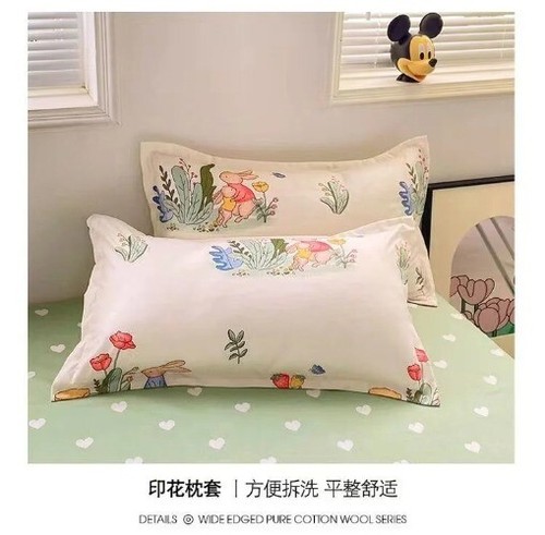 Pastoral Princess Style Flowers Bedding Set Duvet Cover Flat Sheet Pillowcases - Bild 22 von 44