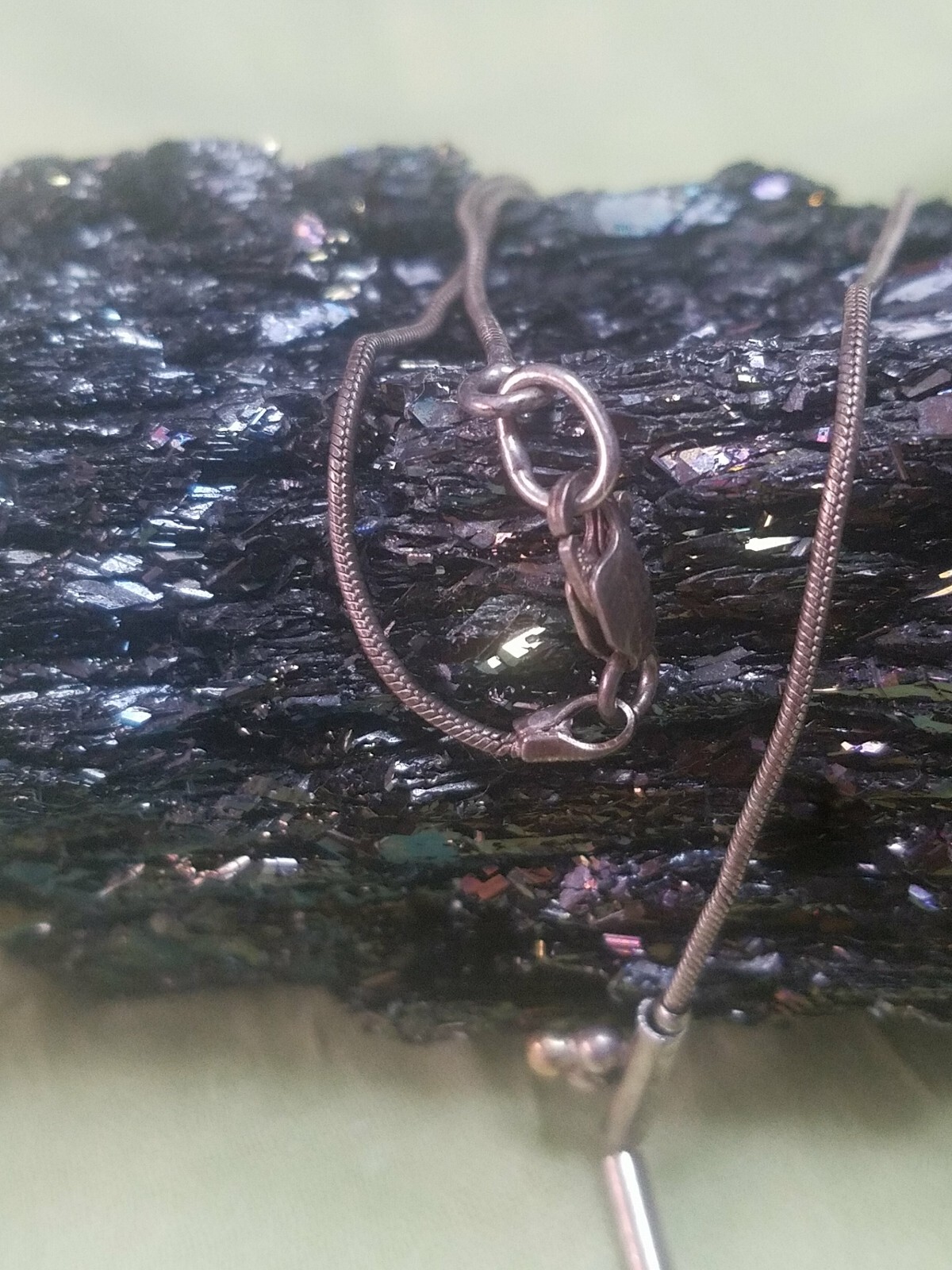 Natural Opal 925 Sterling Silver Necklace