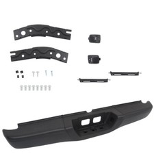 Car Metal Rear Bumper Black Rear Powdercoated Fit For Toyota Tundra 2000-2006