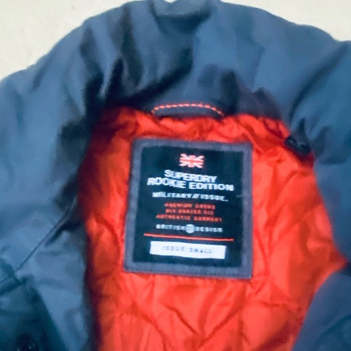 Superdry Rookie Edition Military Issue Grey Parka Jacket Size S Zip Up Womens - Picture 7 of 24