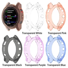 Watch Protective Shell watch Case TPU Case Transparent Case for Garmin Fenix 7X