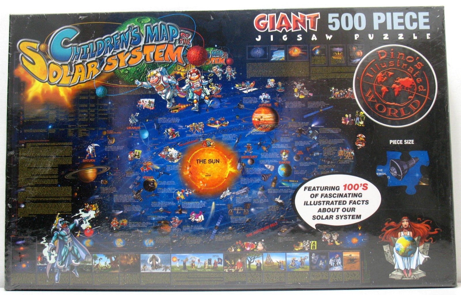 Children's Map Solar System Jigsaw Children's Map Solar System Jigsaw