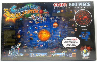 Children's Map Solar System Jigsaw Children's Map Solar System Jigsaw