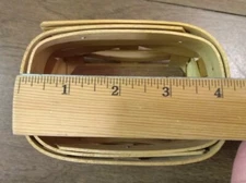 Royce Craft Basket Ohio 1994 Signed tiny basket decor vintage mini dated