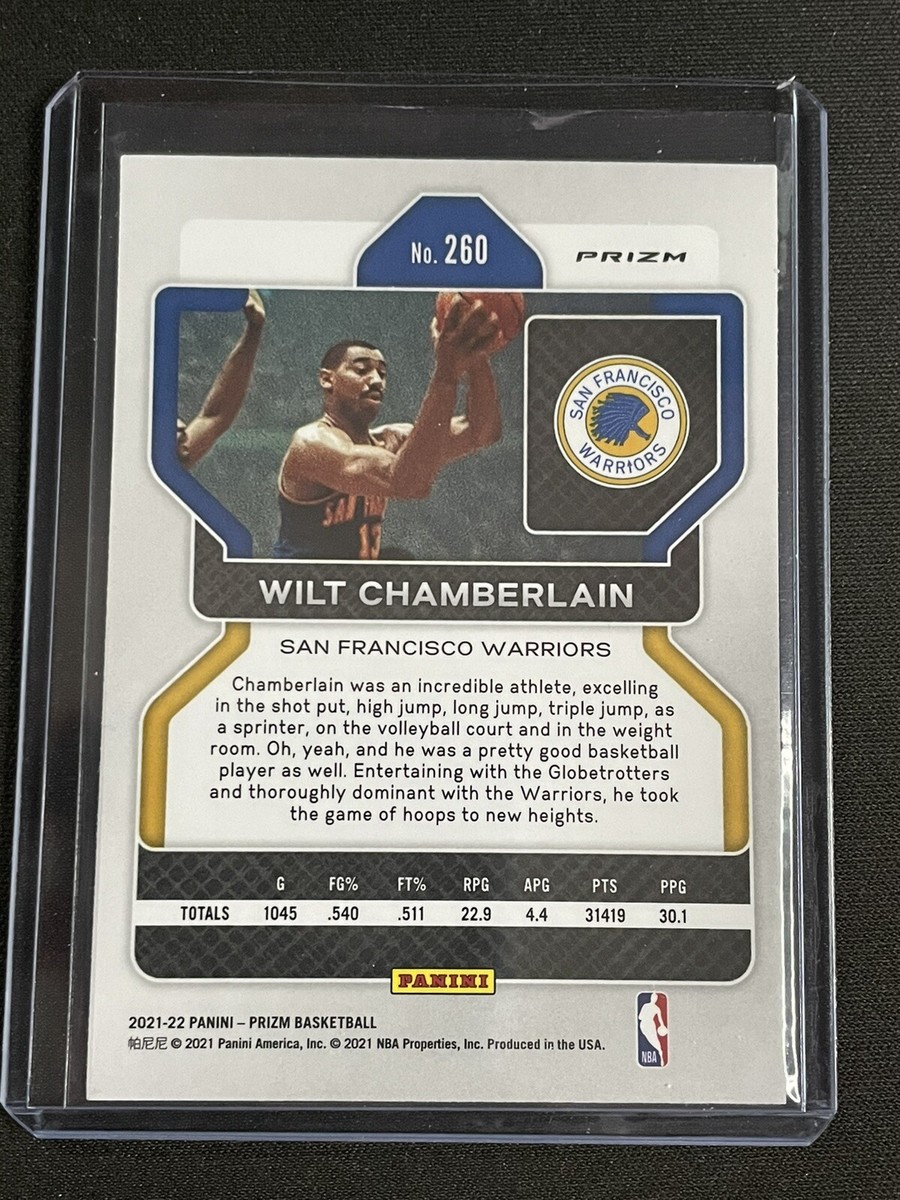 2021-22 Panini Prizm Wilt Chamberlain Ice Parallel Prizm 2021-22 Panini Prizm Wilt Chamberlain Ice Parallel Prizm