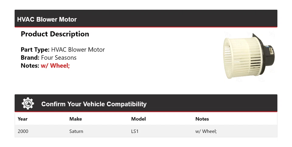 Motor soplador de climatización Saturn LS1 2000 4 estaciones Foto 2 de 4