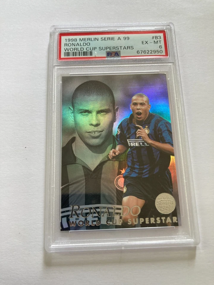 1998-99 Merlin Serie A 1999 World Cup Superstars B3 Ronaldo Inter de Milão - Imagem 3 de 4
