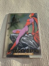 2024 Skybox Marvel Masterpieces '92 Platinum Scarlet Witch Canvas #47