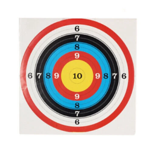 40cm 10-Ring Multicolor Target Stickers Archery Shooting Self Adhesive Paper - Image 3 of 4