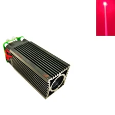 High Power 638nm 1200mW Red Dot 1.2W Fat Beam Warning Laser Diode Module 12V
