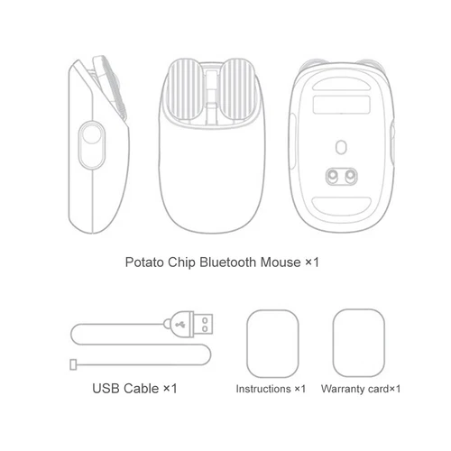 Mouse MAUS LOFREE Wireless 2.4G/Bluetooth Doppia Modalità Connessione EP115 - Foto 8 di 13