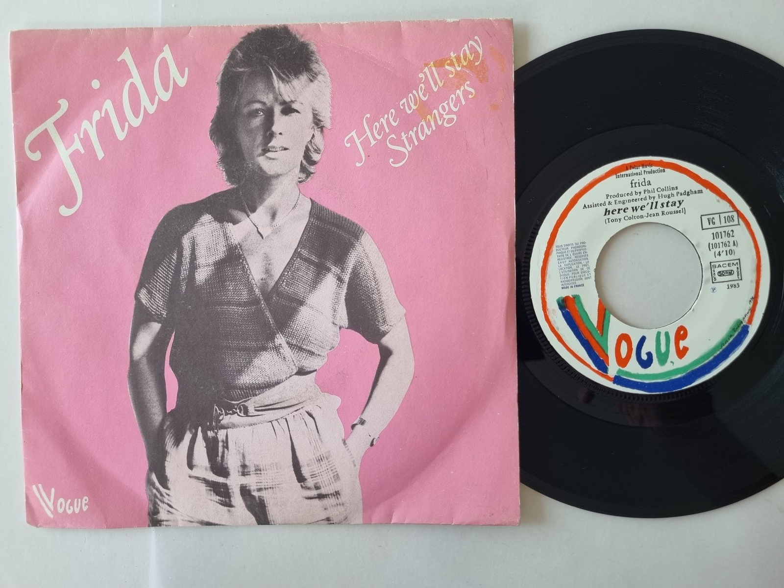 Frida/ ABBA - Here we'll stay 7'' Vinyl France