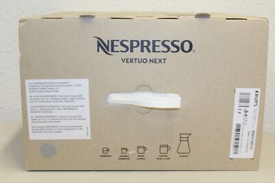 Krups Nespresso Vertuo Next XN910B 1500W Kapselmaschine Hellgrau