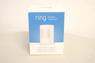 Ring Motion Detector Wireless Detector for Ring Alarm Kabelloser Melder Weiß Neu