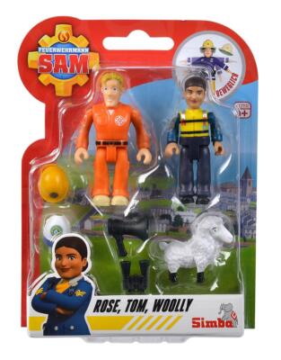 AUSWAHL: Simba - Feuerwehrmann Sam Figuren Set - Doppelpack mit Tier - Serie 4