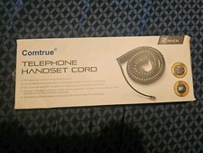 1-Pack Telephone Cord Phone Cord Handset Cord Universally Compatible Black SM212