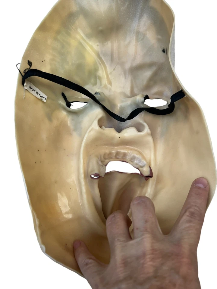 Vintage KISS Gene Simmons Rubber Mask 1997 Paper Magic Cosplay Costume - Image 4 of 4