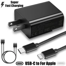 Super Fast Power Wall Charger & Quick Cable For Apple iPad mini 1/2/3 mini 4 5
