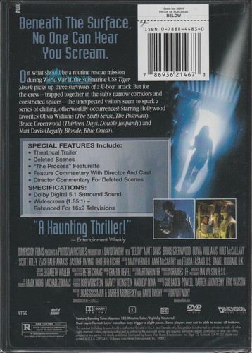 Below - New Sealed in Plastic - Picture 2 of 2