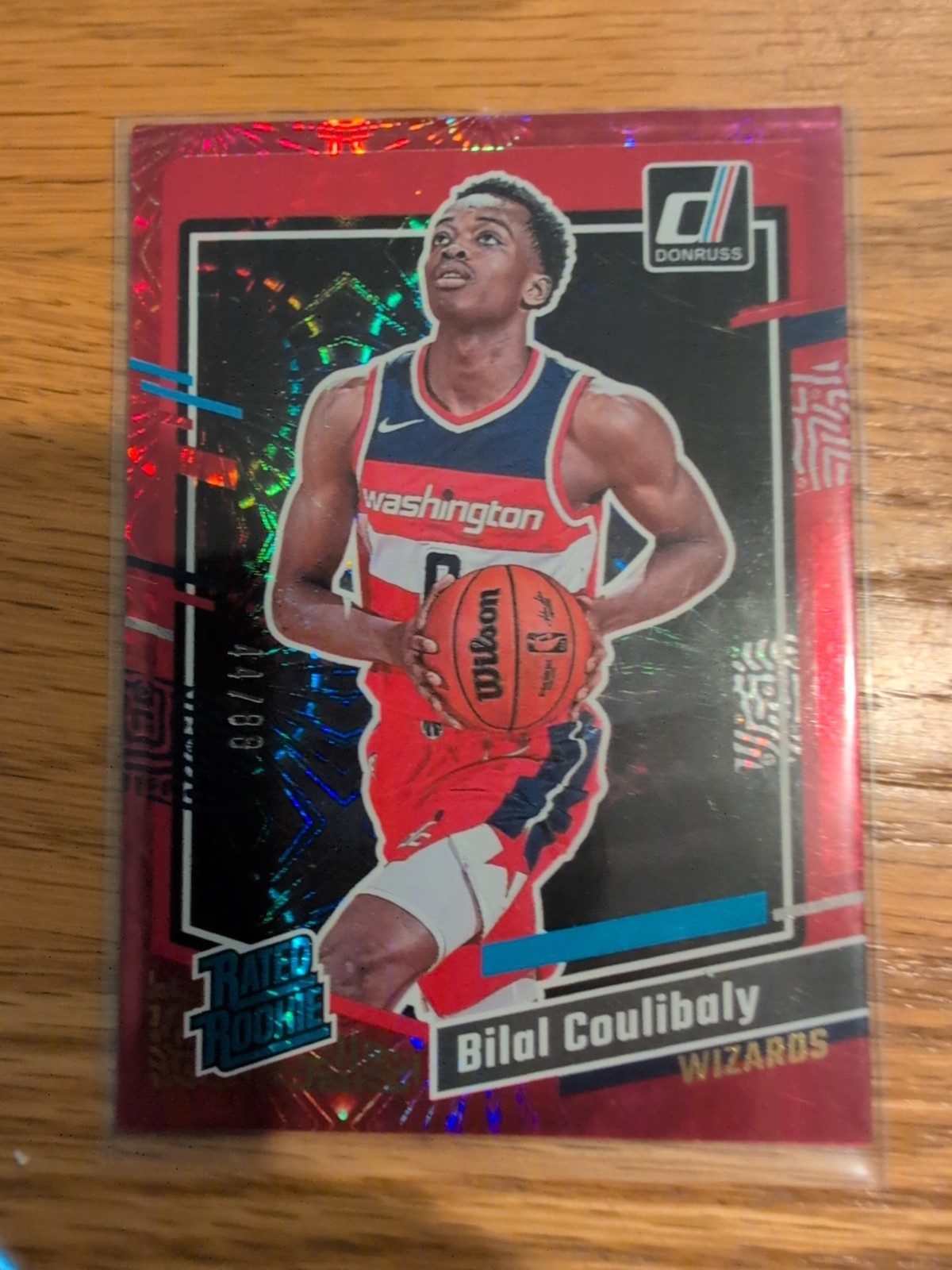 2023-24 Donruss International Red Rookie Bilal Coulibaly /88 #225 SP