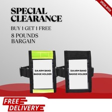 SIA Badge Arm Band Holder - High Quality - Security/Door Supervisor