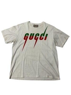 Gucci Logo Graphic T Shirt White Green Red Made In Italy Mens XXXL 3XL
