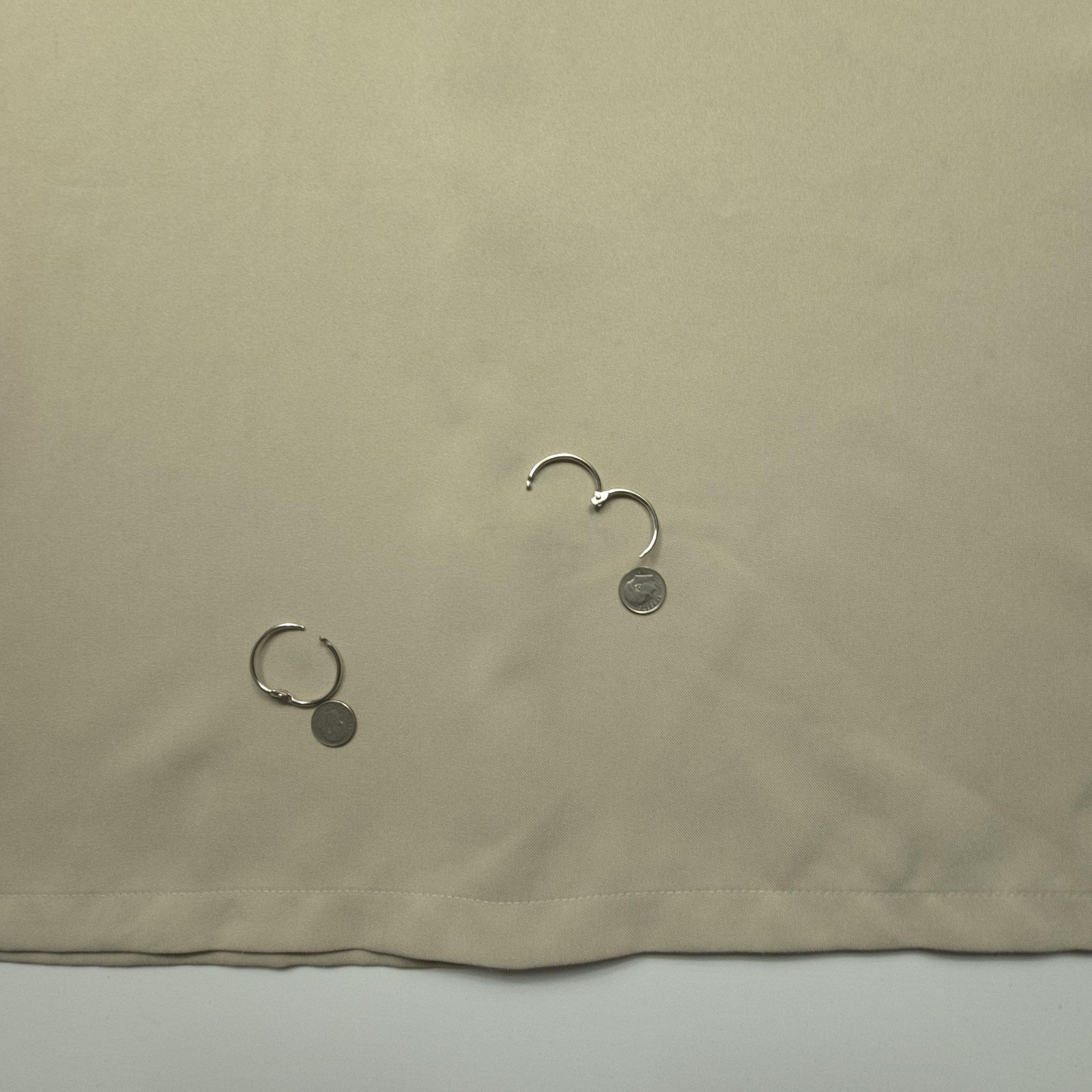 CalTop Men Shirt XL Beige Solid Basic Casual Homi… - image 19