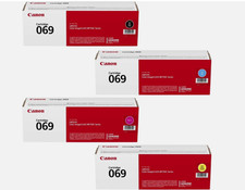 Canon 069 Toner Set BK/C/M/Y Genuine MF751Cdw MF753Cdw LBP674Cdw NEW Sealed