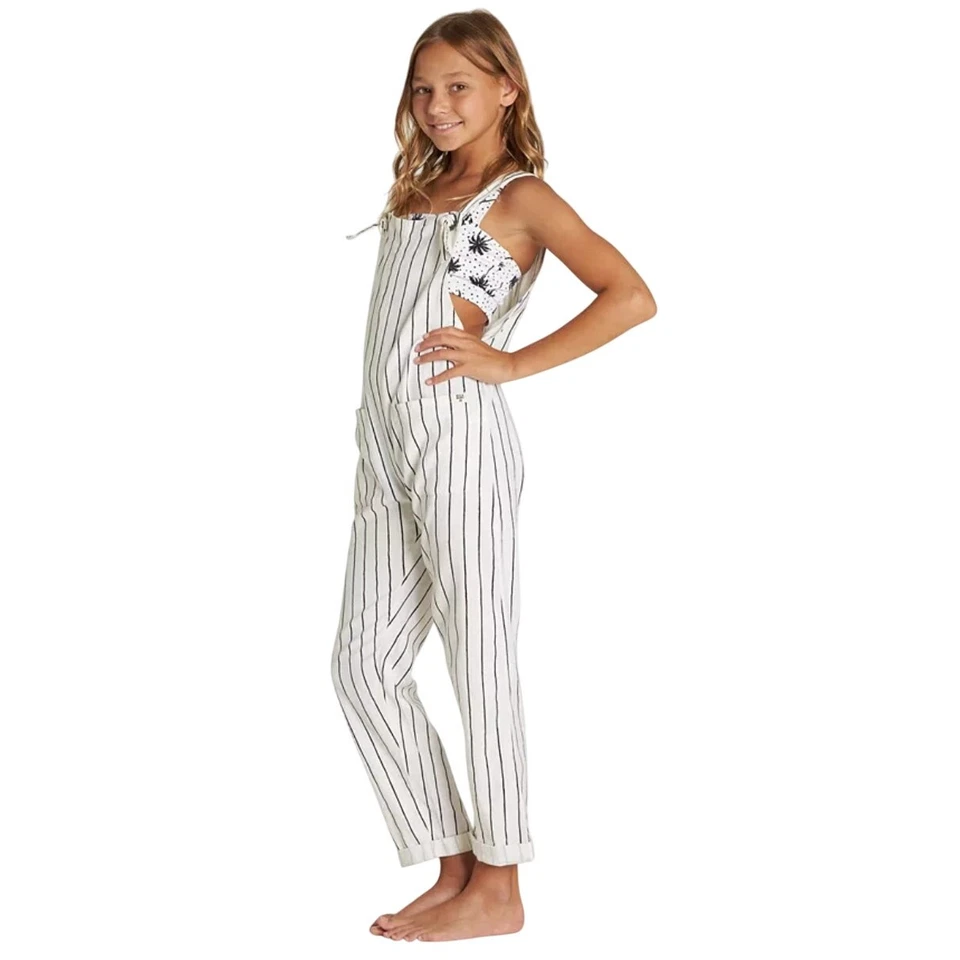 Billabong Play it Cool Overalls Girls XS 6 NWT - Image 2 of 4