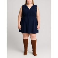 Old Navy Women's Plus Size Sleeveless Tunic Dress Navy Blue NWT