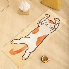 Funny Cat Bedroom Rug - Gifts for Kids