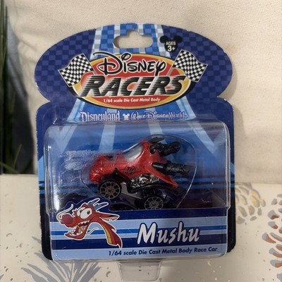 Disney Racers Mulan Mushu 1/64 scale Die Cast Race Car New RARE RETIRED