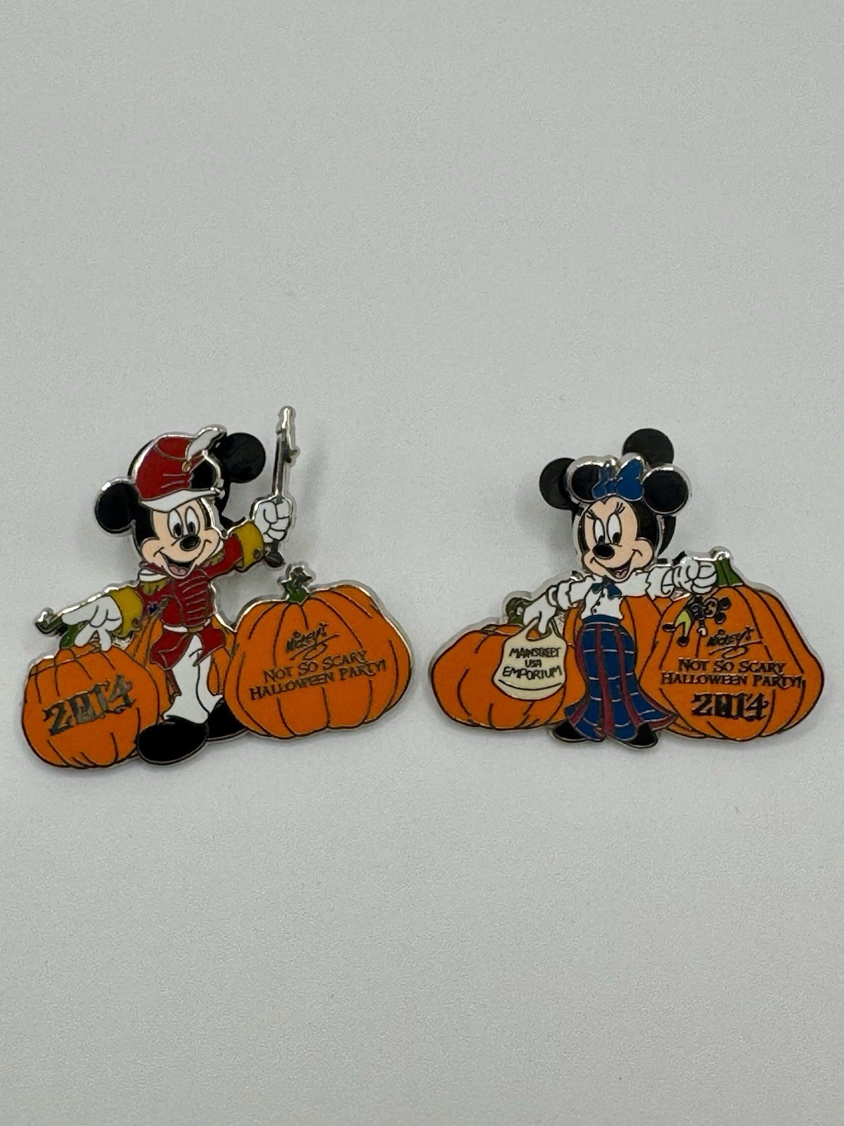 Disney Parks 2014 MNSSHP Halloween Party  Mickey & Minnie Pins Set