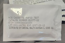 hCG Cassette Rapid Test Urine Exp 2027 Health Pregnancy Pregnant