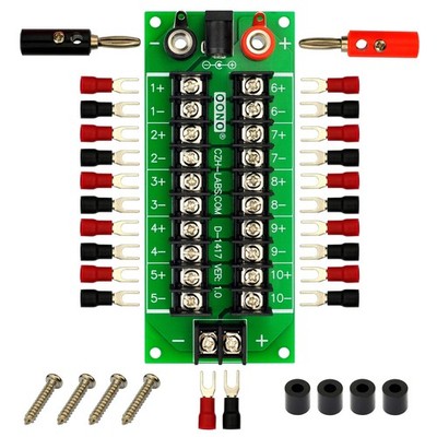 Barrier Terminal Block Distribution Module 20Amp 2x10 Position For AC DC