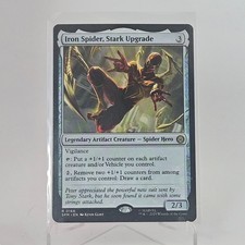 MTG Iron Spider Stark Upgrade Non-Foil  Marvel SPM #0166 Rare