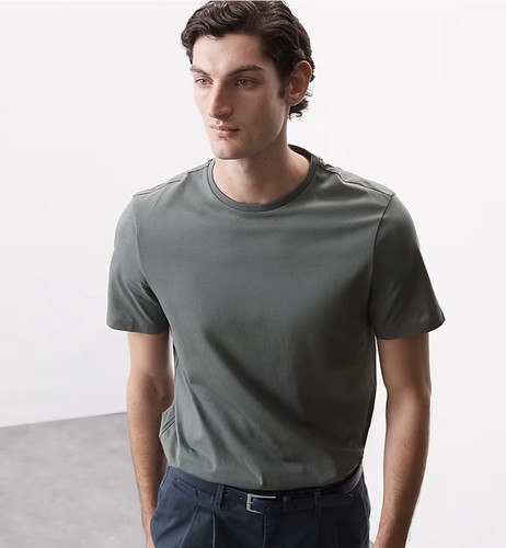 M&S Marks & Spencer Set Of 2 Supima Cotton Tops Tshirt - Picture 1 of 7