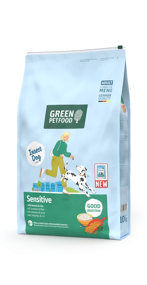 JOSERA Green Petfood Sensitive with Insects & Rice (10kg) | glutenfrei