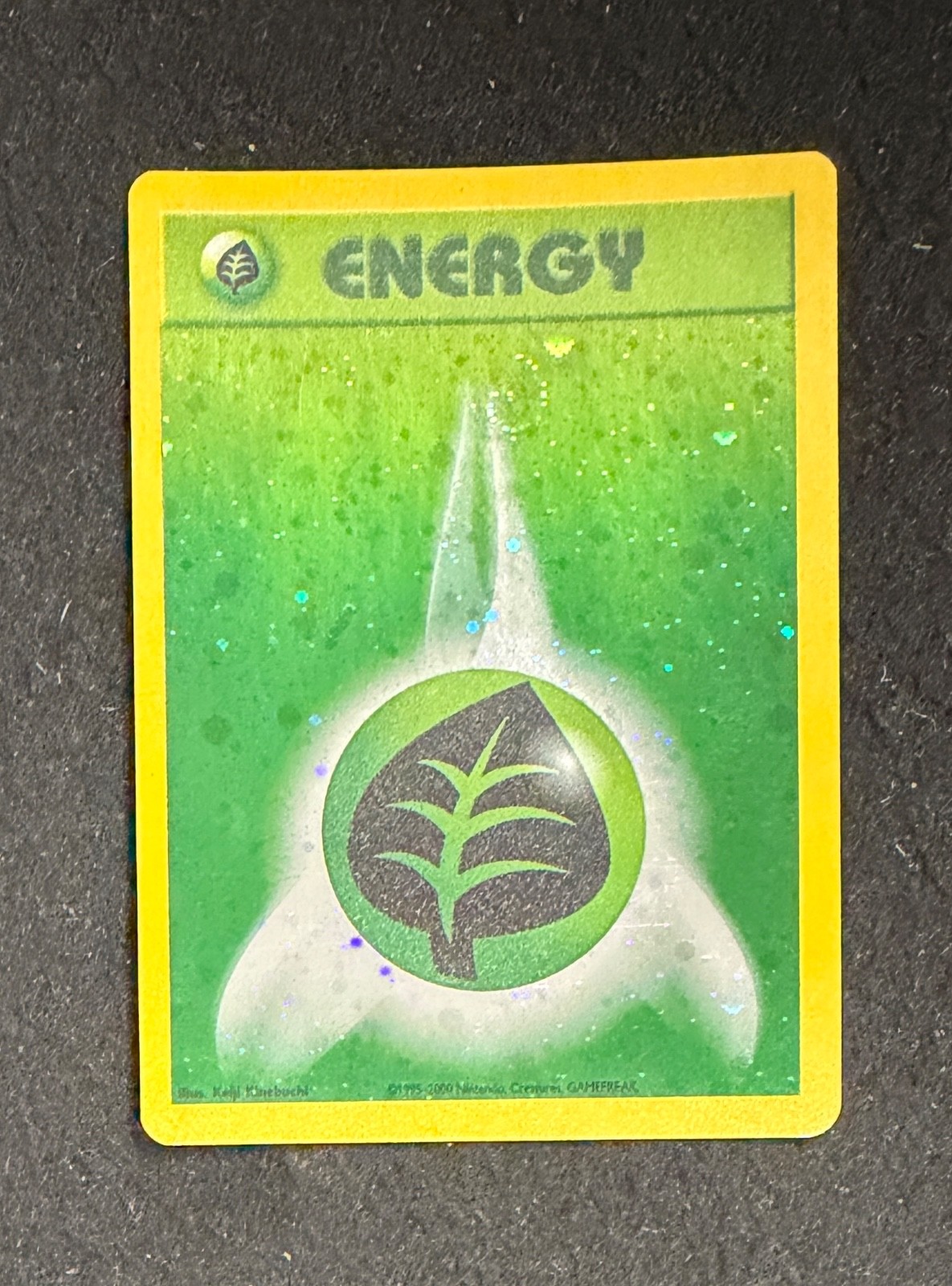 Pokemon Grass Energy WotC 2002 Energize League Promo Reverse Holo