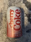 1980s Cherry Coke Can Ripple Top Empty Coca Cola Soda Pop Can Rare Vintage