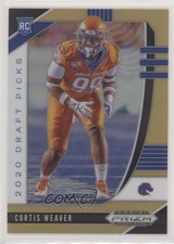 2020 Panini Prizm Draft Picks Rookies Neon Orange /149 Curtis Weaver #166 03df