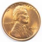1937-P Lincoln Cent Gem BU Uncirculated RD