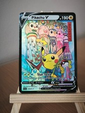 Carte POKEMON PIKACHU LEVEINDARD brillante et texturée JAPON ESTAMPE FANART