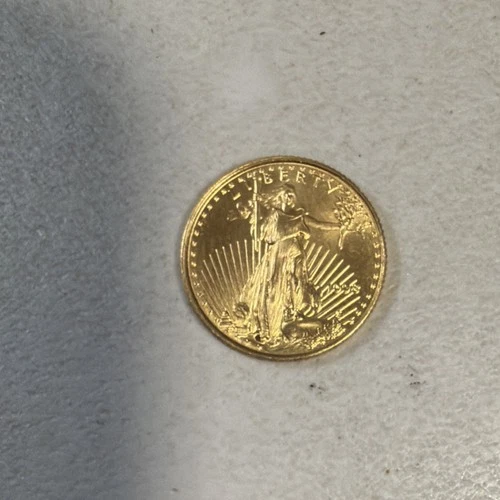 United States Mint American Eagle 1998 $5 Gold Coin 1/10 oz .9167